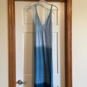 Tie dye maxi dress, size S